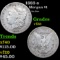 1883-s Morgan Dollar $1 Grades vf++