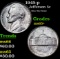 1945-p Jefferson Nickel 5c Grades GEM+ Unc