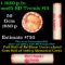 Shotgun Lincoln 1c roll, 1980-p 50 pcs Merchants Bank Wrapper.