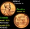 1956-d Lincoln Cent 1c Grades GEM++ RD