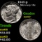 1943-p Mercury Dime 10c Grades GEM+ Unc
