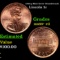 1999-p Lincoln Cent Mint Error Broadstruck 1c Grades GEM++ RD