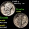 1945-p Mercury Dime 10c Grades GEM+ Unc