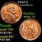 1944-d Lincoln Cent 1c Grades GEM++ RD