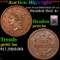 Proof ***Auction Highlight*** 1841 Proof Braided Hair Large Cent MINTAGE OF 25 1c Graded pr65 bn BY