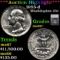 ***Auction Highlight*** 1955-d Washington Quarter 25c Graded ms66+ BY SEGS (fc)