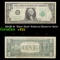 1963B $1 'Barr Note' Federal Reserve Note Grades vf++