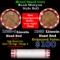 Mixed small cents 1c orig shotgun roll, 1929-d Lincoln Cent,1929-p Lincoln Cent other end, Brinks Wr