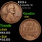 1911-s Lincoln Cent 1c Grades vf++