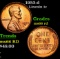 1953-d Lincoln Cent 1c Grades GEM+ Unc RD