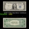 1935F $1 Blue Seal Silver Certificate Grades vf++