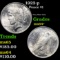1923-p Peace Dollar $1 Grades Choice+ Unc