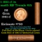 Shotgun Lincoln 1c roll, 1961-d 50 pcs Bank Wrapper.