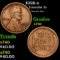 1926-s Lincoln Cent 1c Grades xf