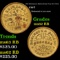 1863 Robinson & Ballou Brass Troy New York Civil War Token 1c Grades Select Unc RB
