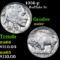 1936-p Buffalo Nickel 5c Grades GEM+ Unc