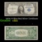 1935a $1 Blue Seal Silver Certificate Grades vf+