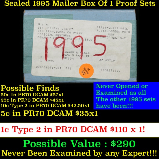 Original sealed box 1- 1995 United States Mint Proof Sets