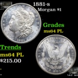1881-s Morgan Dollar $1 Grades Choice Unc PL