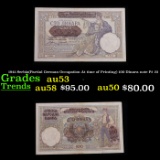 1941 Serbia(Partial German Occupation At time of Printing) 100 Dinara note P# 23 Grades Select AU