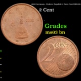 2002 Germany - Federal Republic 2 Euro Cent KM-208 Grades Select Unc BN