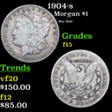 1904-s Morgan Dollar $1 Grades f+