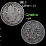 1912 Liberty Nickel 5c Grades vg, very good