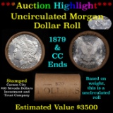 ***Auction Highlight*** 1879 & CC Uncirculated Morgan Dollar Shotgun Roll (fc)