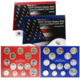 2014 United States Mint Set, 28 Coins Inside