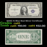1935G $1 Blue Seal Silver Certificate Grades Gem CU