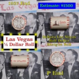 ***Auction Highlight*** Old Casino 50c Roll $10 Halves Las Vegas Casino Sahara 1937 Walker & P Frank