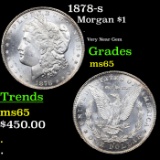 1878-s Morgan Dollar $1 Grades GEM Unc