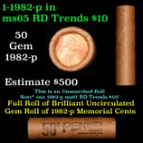 Shotgun Lincoln 1c roll, 1982-p 50 pcs Brandt Wrapper.