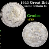 1923 Great Britain 1 Shilling Silver KM# 816a Grades vf++