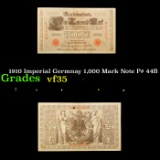 1910 Imperial Germnay 1,000 Mark Note P# 44B Grades vf++