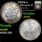 1904-o Morgan Dollar $1 Graded ms65 BY SEGS