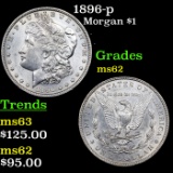 1896-p Morgan Dollar $1 Grades Select Unc