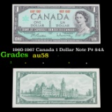 1960-1967 Canada 1 Dollar Note P# 84A Grades Choice AU/BU Slider