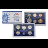 2004 United States Mint Proof Set, 11 Coins Inside!