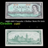 1960-1967 Canada 1 Dollar Note P# 84A Grades Gem++ CU