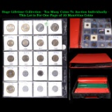 Huge Liifetime Collection - Too Many Coins To Auction Individually - This Lot is For One Page of 20
