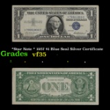 *Star Note * 1957 $1 Blue Seal Silver Certificate Grades vf++