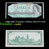 1960-1967 Canada 1 Dollar Note P# 84A Grades Gem+ CU