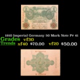 1910 Imperial Germany 50 Mark Note P# 41 Grades vf++
