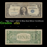 *Star Note * 1957 $1 Blue Seal Silver Certificate Grades vf+