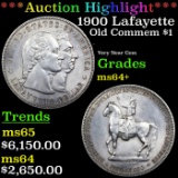 ***Auction Highlight*** 1900 Lafayette Lafayette Dollar $1 Graded ms64+ BY SEGS (fc)
