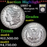 ***Auction Highlight*** 1897-o Morgan Dollar $1 Graded Select+ Unc BY USCG (fc)