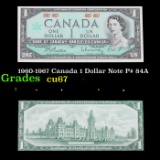 1960-1967 Canada 1 Dollar Note P# 84A Grades Gem++ CU