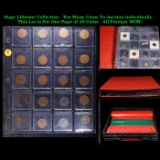 Huge Liifetime Collection - Too Many Coins To Auction Individually - This Lot is For One Page of 20