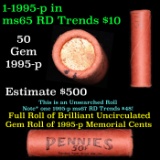 Shotgun Lincoln 1c roll, 1995-p 50 pcs Standard Paper Wrapper.